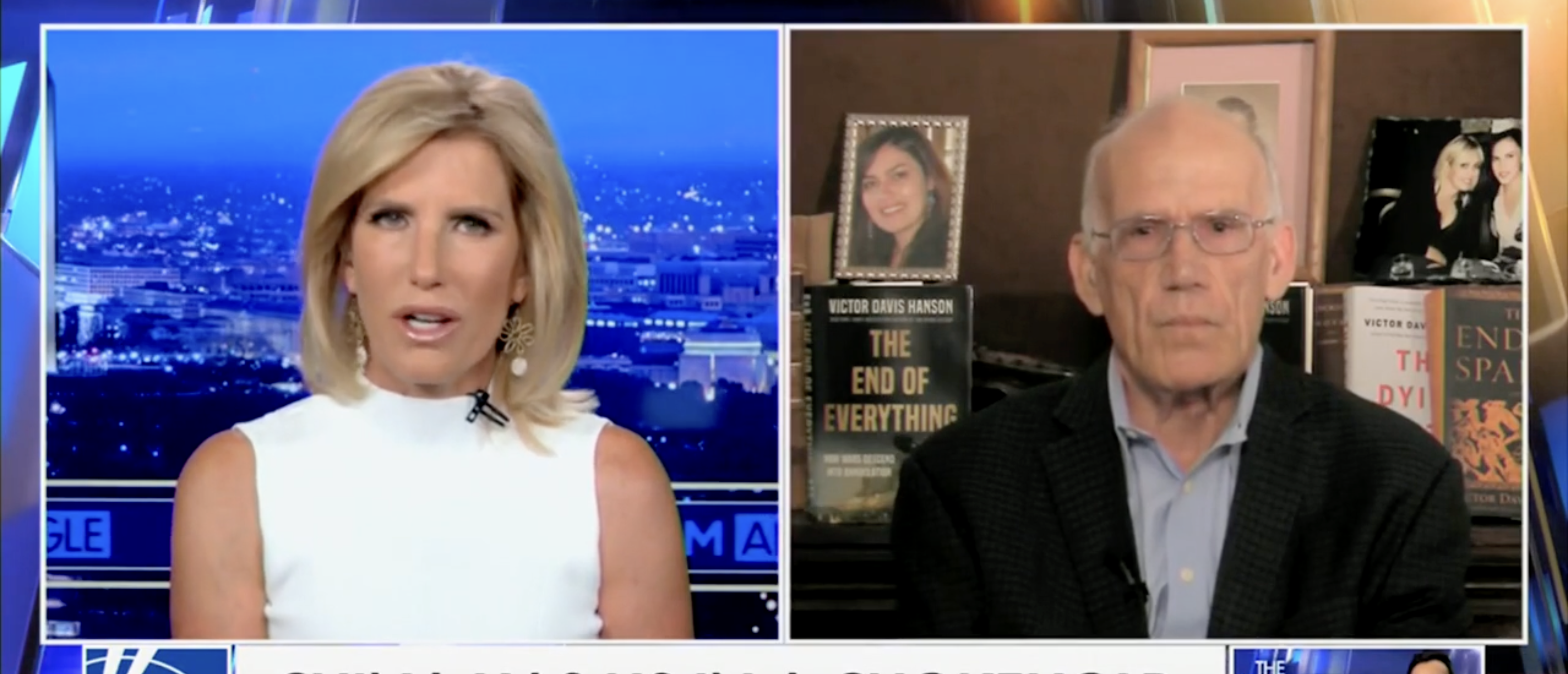 Victor Davis Hanson on "The Ingraham Angle" discussing China and rare Earth minerals [Screenshot/Fox News/"The Ingraham Angle"]